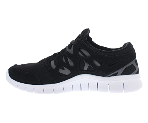 Nike Herren Free Run 2 Laufschuh, Black White Dark Grey, 44.5 EU