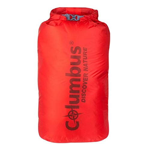 COLUMBUS Ultralight Dry Sack-ULD 35lt Cordura Wasserdichter Beutel, Rot (Rot), 35 l