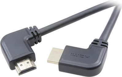 SpeaKa Professional HDMI Anschlusskabel 1.50 m Audio Return Channel, vergoldete Steckkontakte, Ultra HD (4k) HDMI Schwarz [1x HDMI-Stecker - 1x HDMI-Stecker] (SP-7870392)