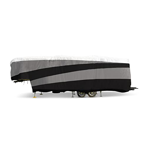 Camco ULTRAGuard Supreme Wohnmobil-Abdeckung | passend für fünfte Radanhänger 7,8 bis 9,5 m | extrem langlebiges Design | wetterfest mit einem Dupont-Tyvek-Oberteil | (56146)