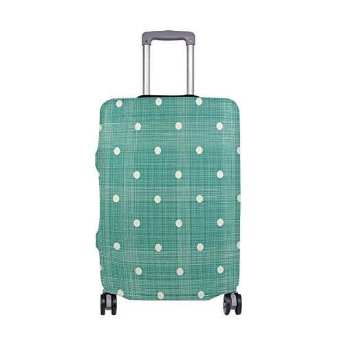 ALAZA Weinlese-Streifen-Tupfen-Gepäckabdeckung Für 18-20 Zoll Koffer Spandex Reise-Schutz