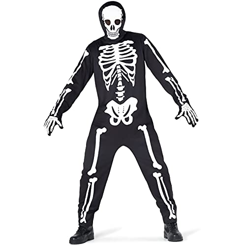 Morph Costumes Skelett Kostüm Herren Karnival Kostüm Herren Skelett Anzug Herren Skelett Kostüm Erwachsene