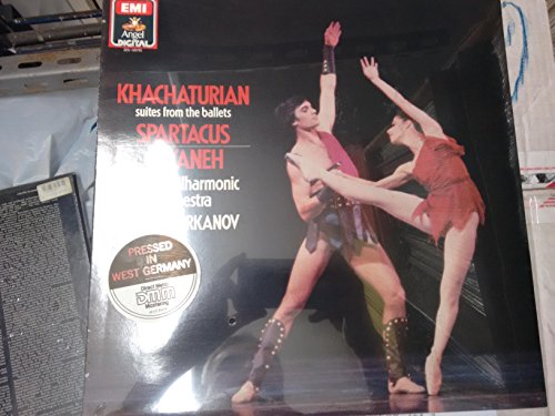 KHACHATURIAN, Aram: Suites from The ballets Spartacus and Gayaneh ----ANGEL-1Vinyl LP cut out-KHACHATURIAN Aram (Armenia)-Royal Philharmonic Orchestra; TEMIRKANOV Yuri (dir)