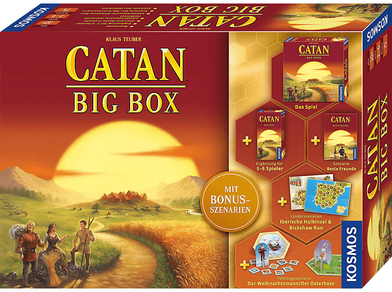 KOSMOS Catan - Das Duell Big Box Gesellschaftsspiel Mehrfarbg