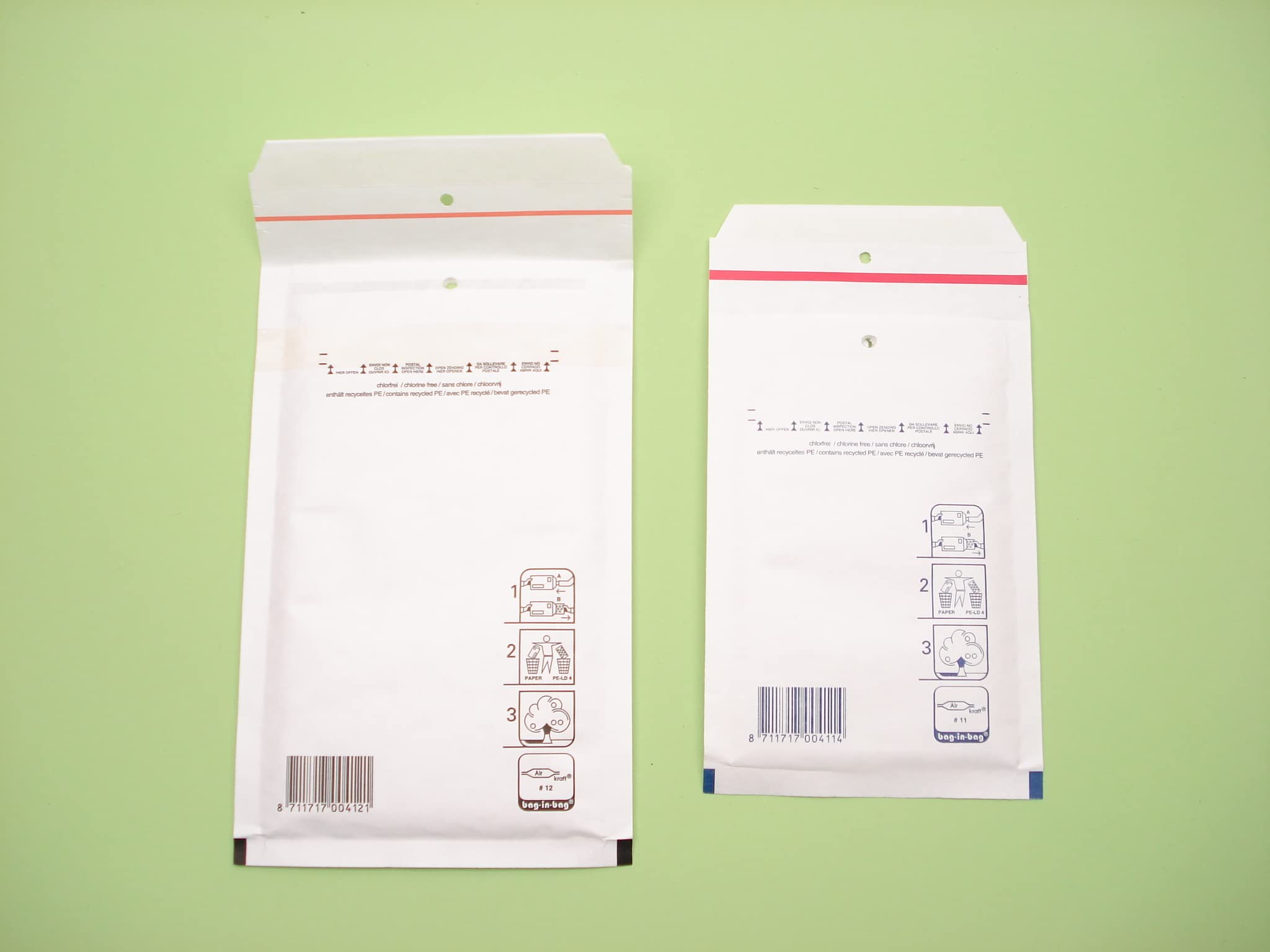 MAILmedia 411100 Luftpolster-Versandtaschen, Typ A11, weiß, 5 g