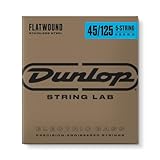 Dunlop DBFS45125 Flatwound-Bass-Saiten, Mittelton