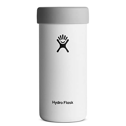 Hydro Flask Unisex-Erwachsene Kühlbecher, Weiß, 12 oz Slim