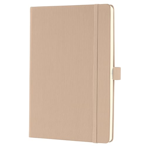 SIGEL CO650 Premium Notizbuch kariert, A5, Hardcover, beige - Conceptum