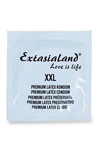 Extasialand Markenkondome 1000 Kondome XXL im praktischen Sparpack Präservative extra groß
