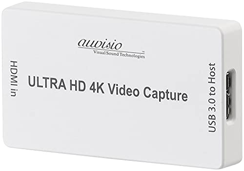 auvisio HDMI Recorder: HDMI-Video-Rekorder & Streaming-Box, 4K / UHD, USB 3.0, 30 Bilder/Sek. (Videograbber)