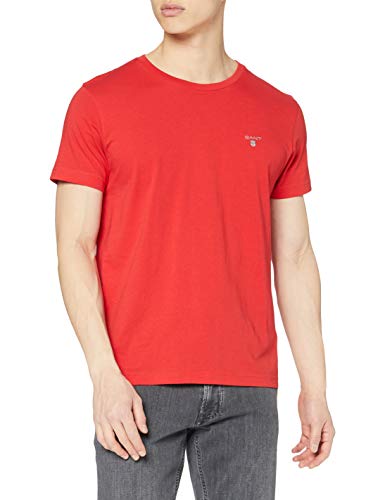 GANT Herren The ORIGINAL SS T-Shirt, Rot (Bright Red 620), (Herstellergröße: XX-Large)