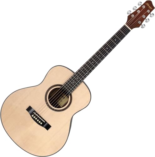 Shaman BB1-N Lil'D Westerngitarre - Korpusform: Mini Jumbo - Decke: Fichte - Boden & Zarge: Mahagoni - Griffbrett/Hals: Blackwood/Sapele - Farbe: Natural