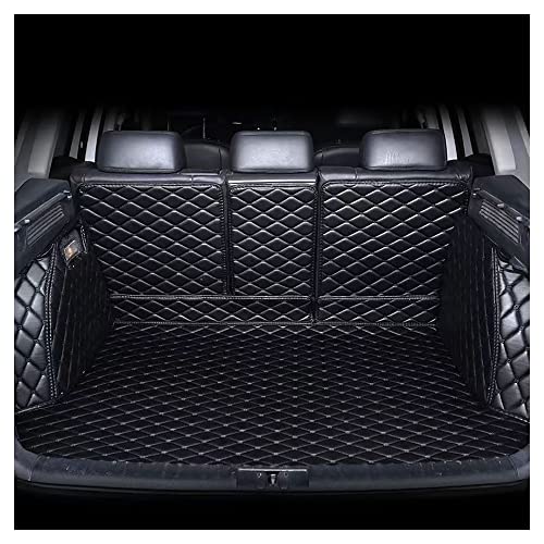 Auto Leder Kofferraummatten,Für Audi Q8 2018- Car Boot Protector Tailored Waterproof Antislip Rear Trunk Protector,A
