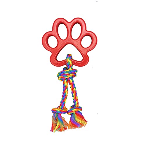Multipet Hundespielzeug mit Pfotenabdruck, 33 cm, verschiedene Farben