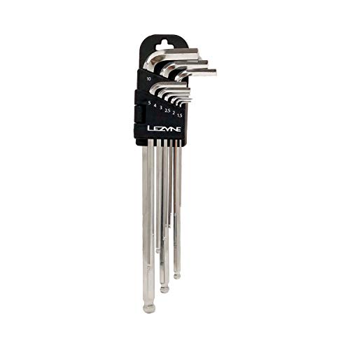 Lezyne Unisex – Erwachsene HEX Innensechskantschlüssel Set, Chrom, 24cm