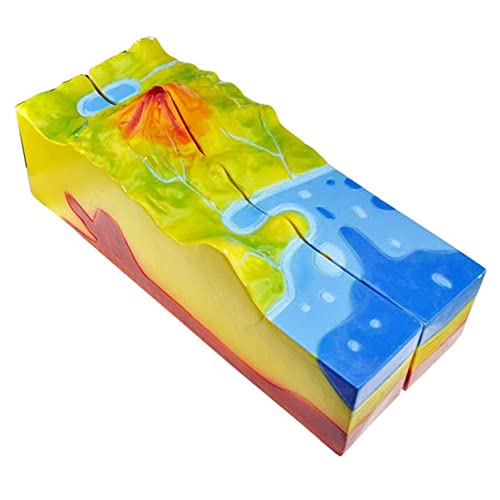 Vulkan-modell-vulkanisches Landform-modell-vulkanisches Struktur-anatomie-modell-geologie- Und Geographie-lehrwissenschafts-ausrüstung