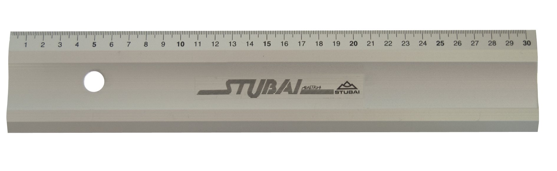 Stubai Alu-Lineal eloxiert, mit Maßeinteilung 1000 mm