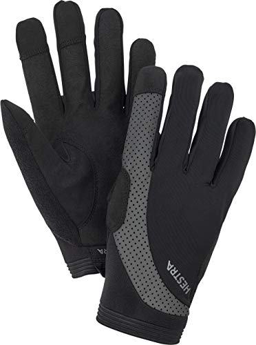 HESTRA Apex Reflective Long Handschuhe, svart, EU 8