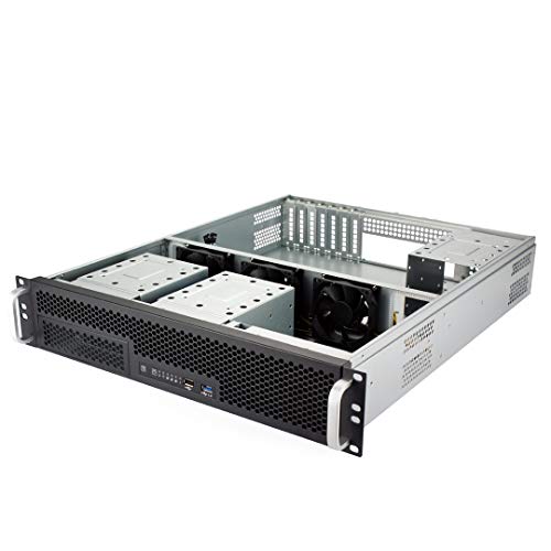 FANTEC SG-290 - Rack-Montage - 2U - keine Spannungsversorgung (ATX) - Schwarz, Silber - USB