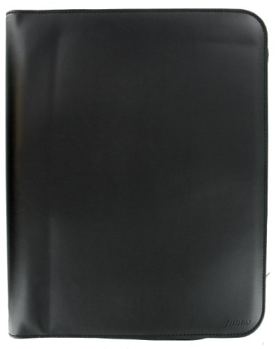 Filofax 827130 Metropol Luxe Aktenmappe mit Reißverschluss A4, schwarz
