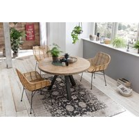 SIT Tisch »TABLES & CO«, HxT: 76 x 120 cm, Holz - braun | grau