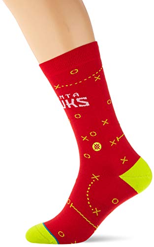 Stance Herren Hawks Playbook Socken, Red, L