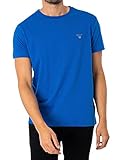 GANT Herren ORIGINAL SS T-Shirt, Lapis Blue, Standard