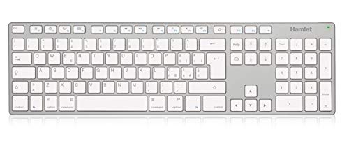 Hamlet Silver Board Tastatur aus Aluminium für Apple USB