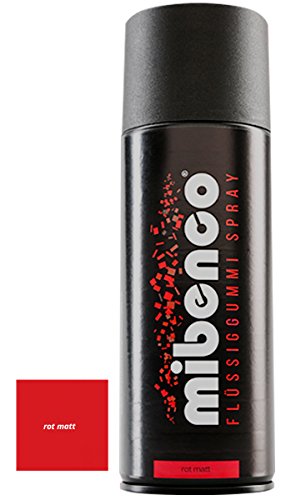 mibenco Flüssiggummi Spray rot matt - 400 ml