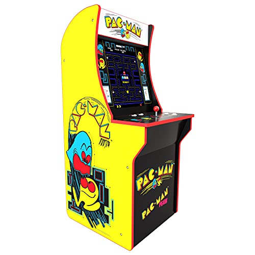 ARCADE1UP Retro Arcade Machine Spielautomat (Pac-Man, 1.20m hoch, 17 Zoll Full Color High Resolution Display, Sound, orignal Joystick und Steuertasten)