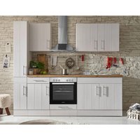 RESPEKTA Komplett-Set: Küchenzeile mit E-Geräten »Ulm«, Breite 240 cm