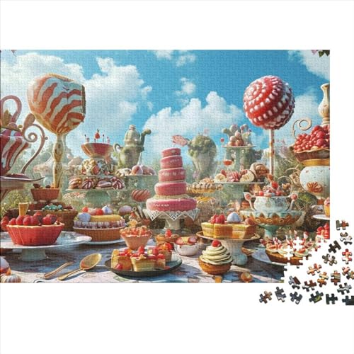 Tea PartyPuzzles Für Erwachsene 1000 Teile, MärchenStyle 1000-teiliges Puzzle, Bwechslungsreiche Puzzle Erwachsene, Puzzle-Geschenk, Familiendekorationen 1000pcs (75x50cm)