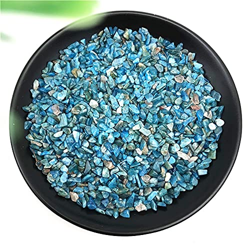 JJQEJMMT 50 g natürlicher, kleiner, blauer Rohstein, Kristallkies, geeignet for die Dekoration von Aquarien. Naturstein
