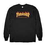 THRASHER Flame Long Sleeve Langarm-T-Shirt für Herren