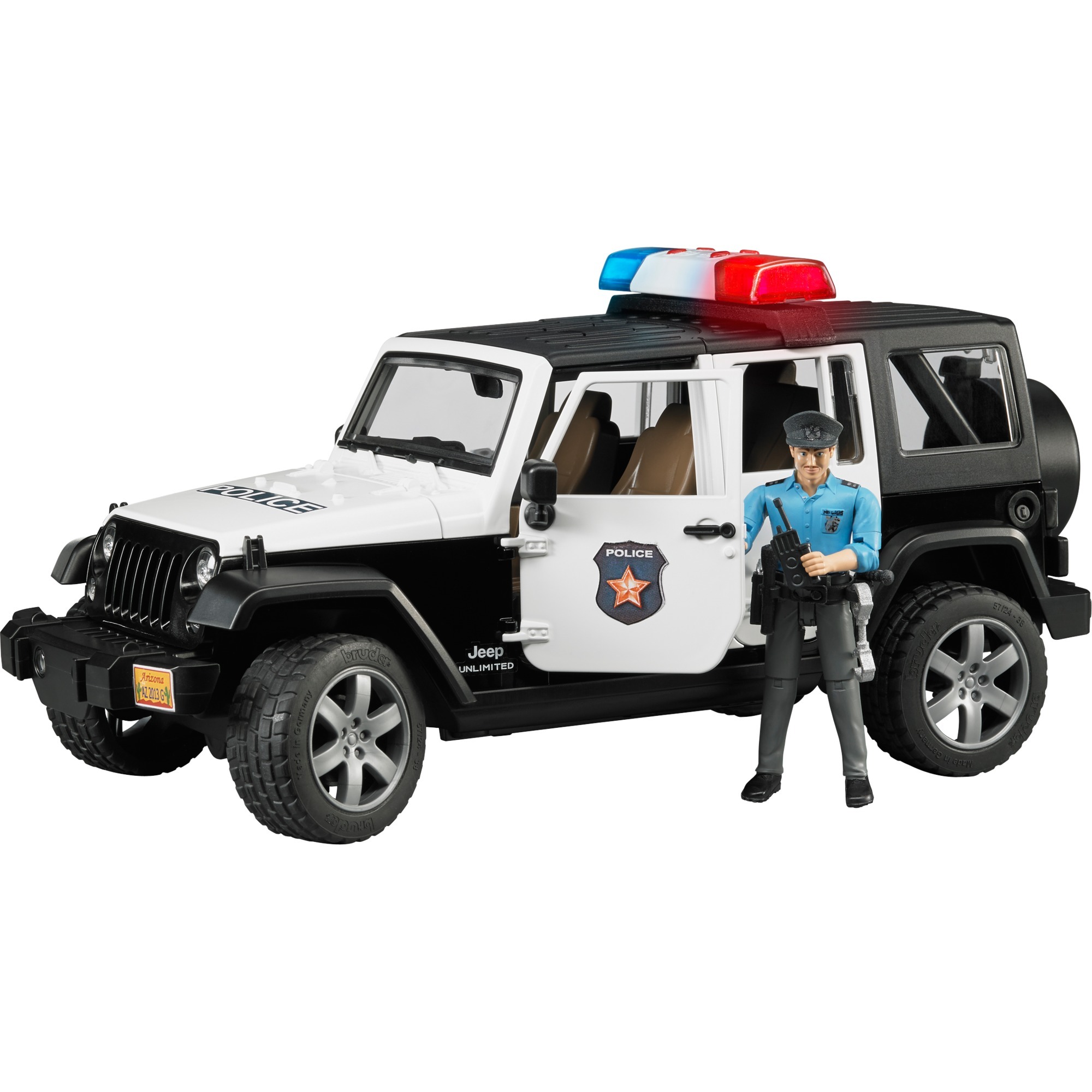 Bruder 02526 jeep wrangler ur polizei