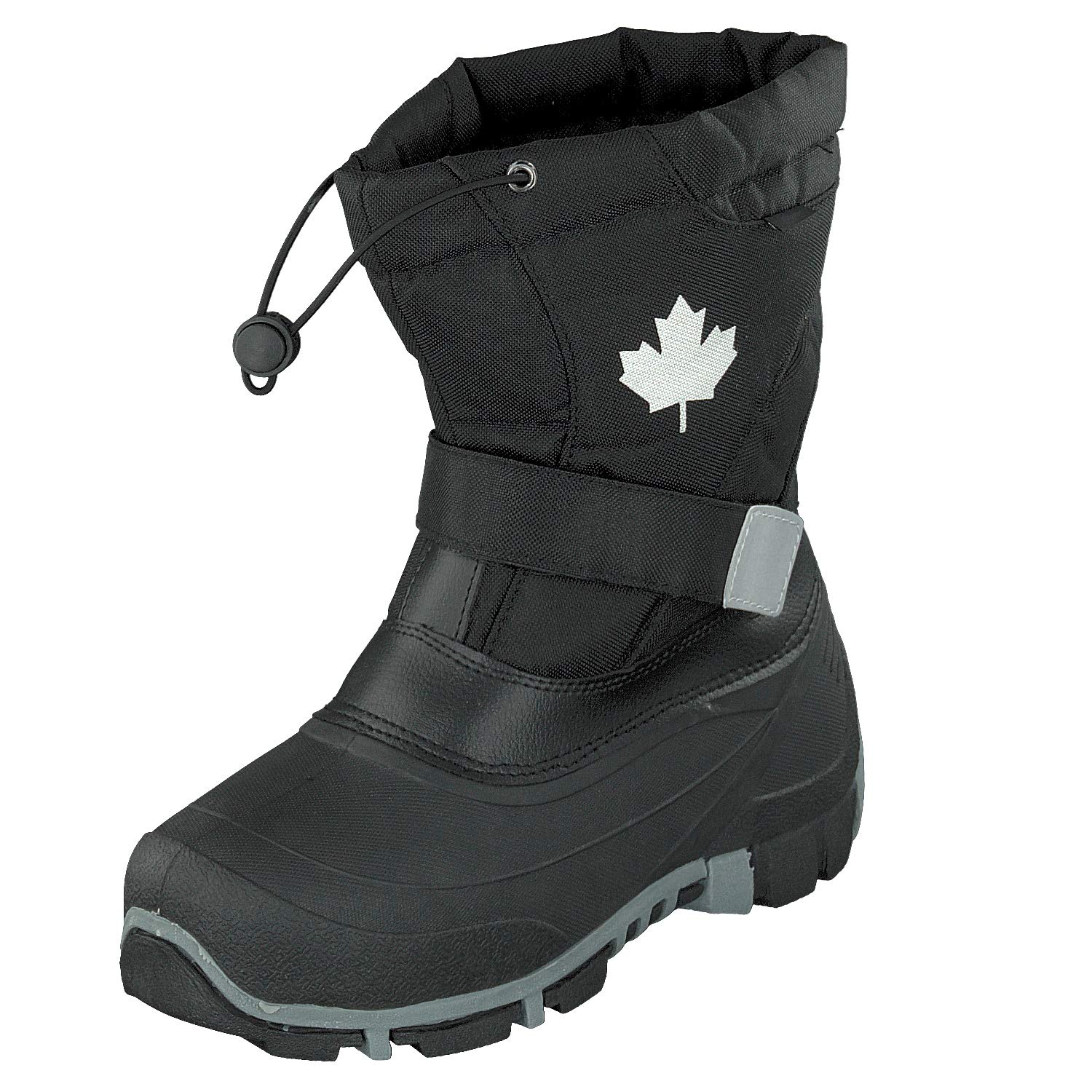 Indigo Canadians Unisex Winter Stiefel 467-185 mit Innenschuh in 2 Farben (38 EU, Black)