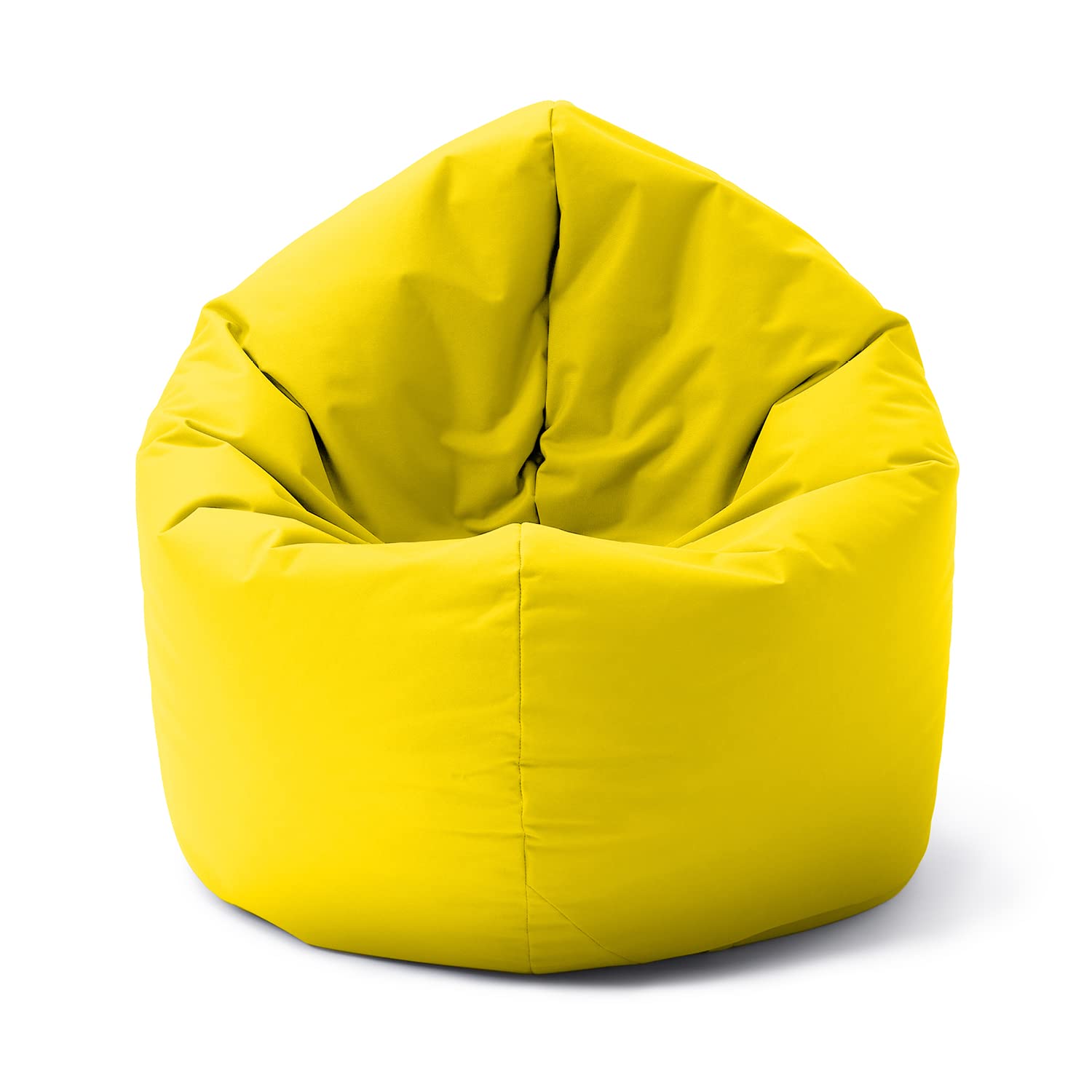 Lumaland Sitzsack Drops: runder Sitzsack (300 L) mit 2-in-1-Funktion für bequemes Sitzen & Liegen | Der Doppelagent für Relax-Momente in- & Outdoor I Mit anpassungsfähiger EPS-Füllung | Ø 120 x 75 cm