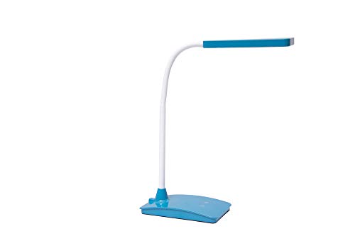LED Tischleuchte MAULpearly colour vario, dimmbar, 36 cm hoch, flexibler Arm, mit Standfuß, atlantic blue, 8201732