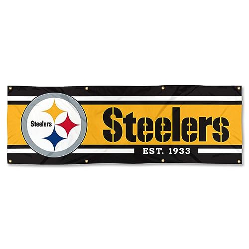 Pittsburgh Steelers großes Banner 6 x 1,8 m