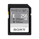 Sony SF-E256 SD-Speicherkarte (256 GB, UHS-II, Klasse 10, E Serie)