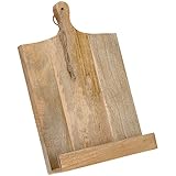 Kochbuchhalter aus Holz, Buchständer 38x25x7 cm