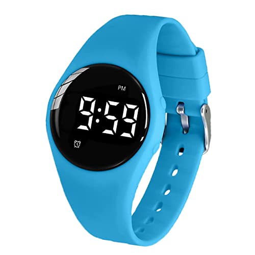 e-vibra Vibrierender Alarm, wasserdichte Töpfchentraining-Uhr, wiederaufladbar, medizinische Erinnerungsuhr mit 15 täglichen Alarmen (blau)