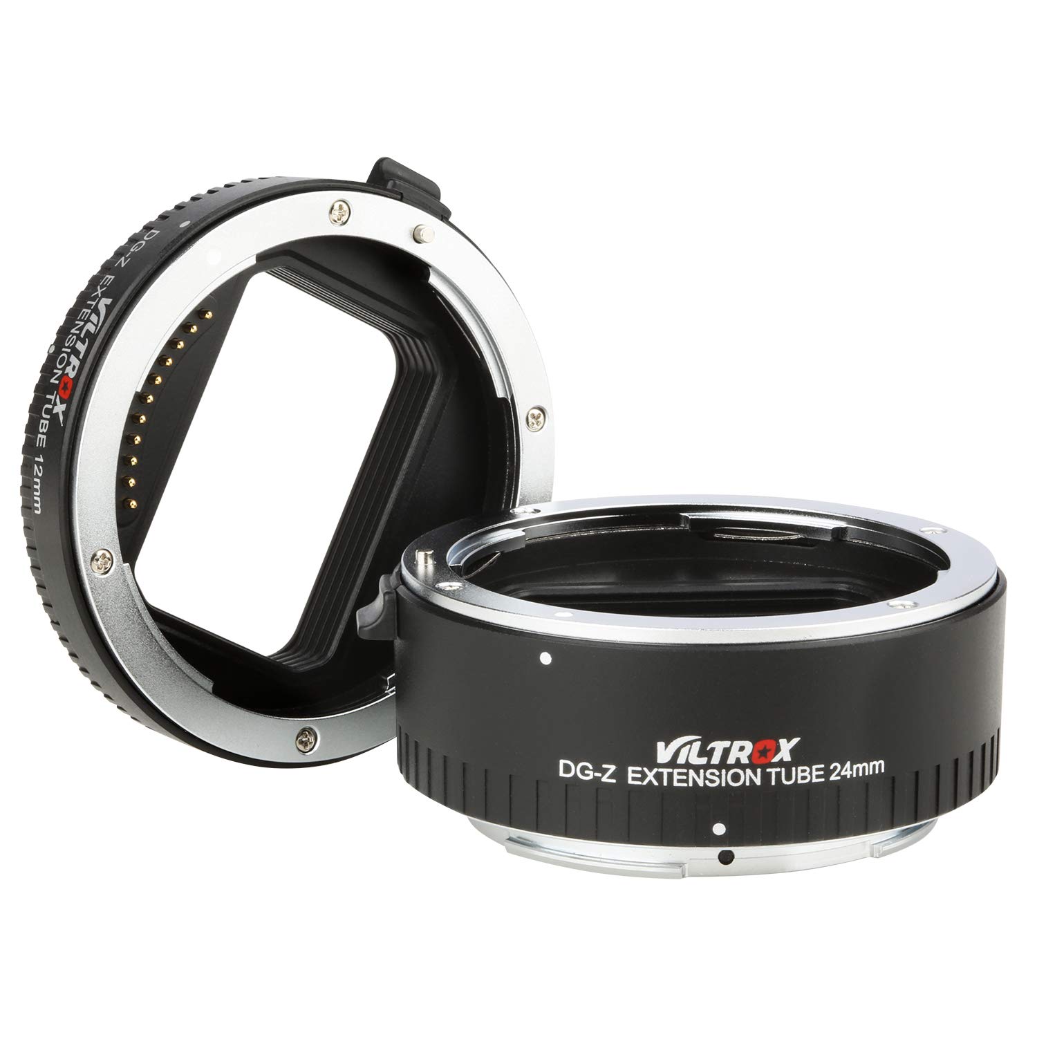 VILTROX DG-Z Objektiv Adapter Auto fokus Makro Verlängerungsring-Set 12mm + 24mm für Nikon Z Mount Z6 Z7 Z50 Spiegellose Kamera und Objektiv