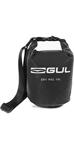 GUL 10L 10 Liter Kapazität Heavy Duty Dry Bag - Schwarz - Wasserdicht Spritzwasser - belastbare Stoff PVC - zuschnappen Dry Befestigungs