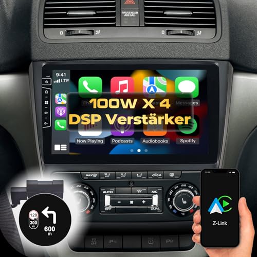 DYNAVIN Android Autoradio Navi für Skoda Yeti 2009-2017, mit 4*100W DSP Verstärker | DAB+ Radio; Kompatibel mit Wireless Carplay und Android Auto: D8-151 Premium Flex