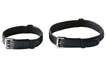 GILDE Hundehalsband Weaving My Star Leder schwarz 46-56 cm Halsband Hund 41447