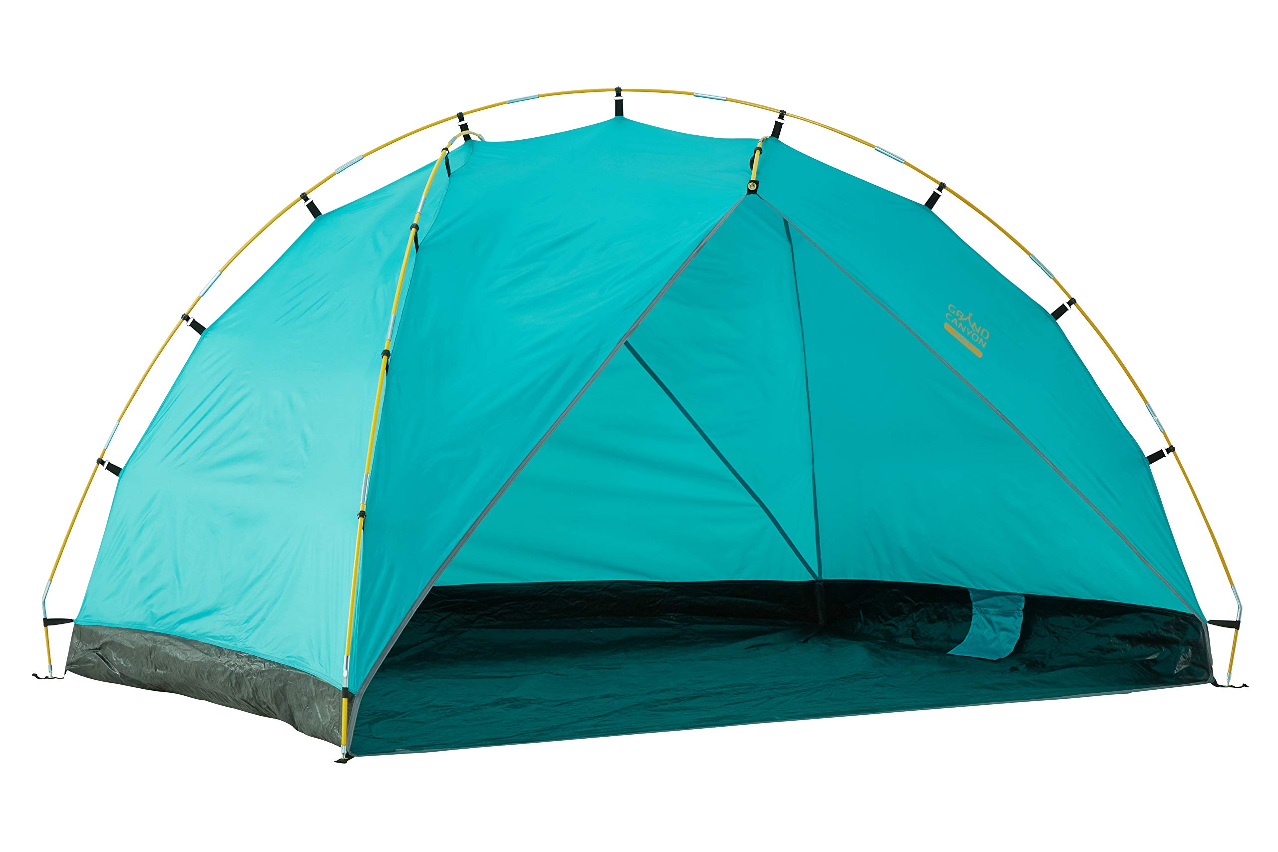 Grand Canyon Tonto Beach Tent 3 - Strandzelt/Strandmuschel 210 x 160 cm - Kuppel-Zelt, UV50+, Wasserdicht - Blue Grass (Blau)