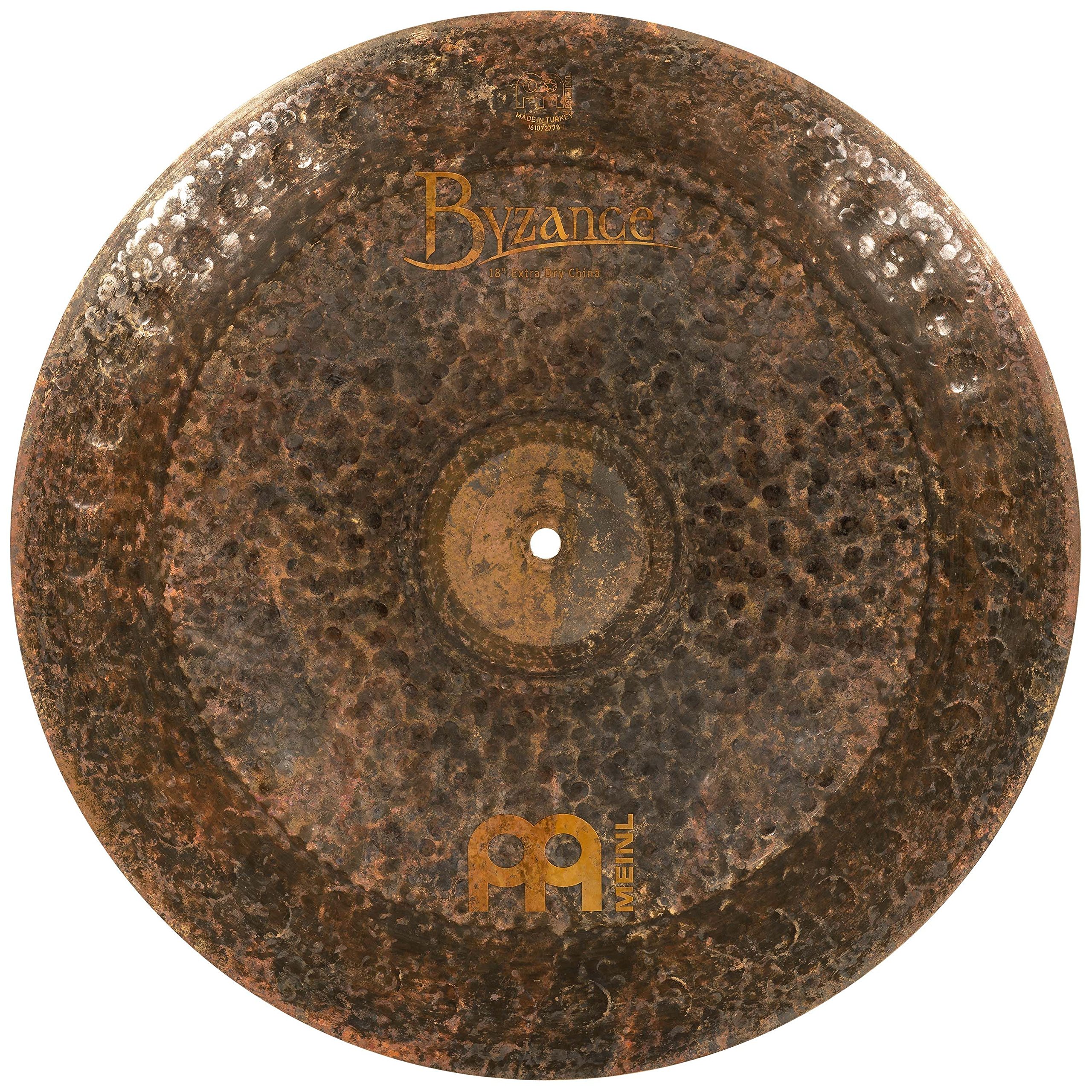 Meinl Cymbals Byzance Extra Dry China 18 Zoll (Video) Schlagzeug Becken (45,72cm) B20 Bronze, Naturbelassenes und Traditionelles Finish (B18EDCH)
