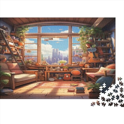 Entspannend 1000 Teile Campus-Buchhandlung Puzzles Erwachsene Wohnkultur Geschicklichkeitsspiel Für Die Ganze Familie Lernspiel Geburtstag Stress Relief 1000pcs (75x50cm)