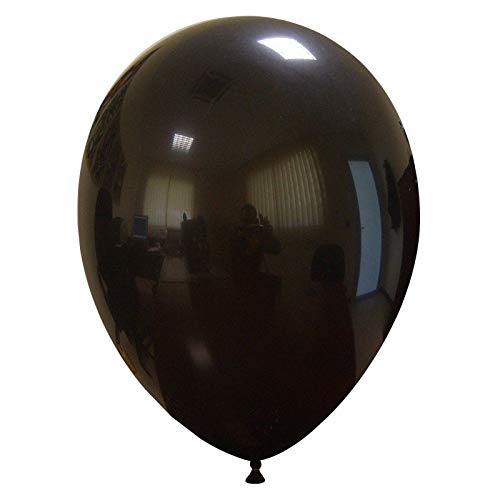 Event Kauf 25-1000 Stk. Luftballons Metallic/Standard, Ø ca. 27 cm, Helium (1000 Stück, Standard Nr.09: Schwarz)
